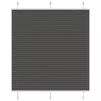Plisuota žaliuze juoda 120x150 cm audinio plotis 119,4 cm