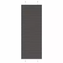 Plisuota žaliuze juoda 70x200 cm audinio plotis 69,4 cm
