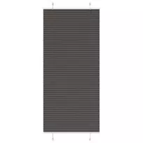 Plisuota žaliuze juoda 95x200 cm audinio plotis 94,4 cm