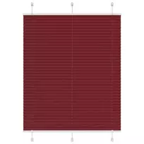Plisuota žaliuze Bordo raudona 105x150 cm Audinio plotis