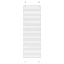 Plisuota žaliuze balta 45x150 cm audinio plotis 44,4 cm