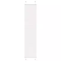Plisuota žaliuze balta 40x200 cm audinio plotis 39,4 cm