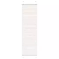plisuota žaliuze balta 55x200 cm audinio plotis 54,4 cm