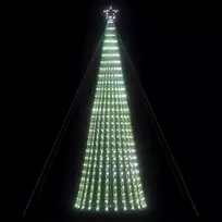 LED Kalėdų eglutė 1028 LEDs Šalta Balta 403 cm