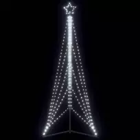 LED Kalėdų eglutė 525 LED Šalta Balta 302 cm