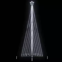 LED Kalėdų eglutė 789 LED Šaltai Balta 476 cm