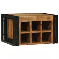 Vyno stovas 2 pcs 46 x 35 x 27,5 cm Kietos akacijos mediena