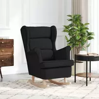 Supama kėdė Juoda 74x90x102 cm Audinys