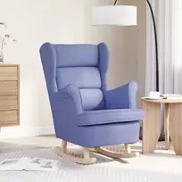 Supama kėdė Jeans Blue 74x90x102 cm Audinys