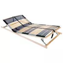 Lamelinis lovos pagrindas Ruda 140 x 190 cm Kietas bukas medis