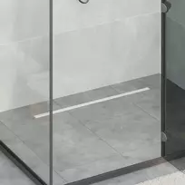 360° Dušo Nutekėjimas su Plonu Modeliu Sidabro 80 cm