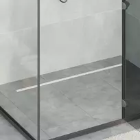 360° Dušo Nutekėjimas su Plonu Modeliu Sidabro 100 cm