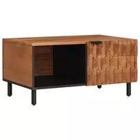Kavos staliukas Ruda 80 x 50 x 40 cm Kietas mango medis