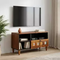 Televizoriaus spintelė graikinis riešutmedis 80 x 33 x 46 cm