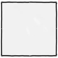 Skaidrus brezentas su kilpelėmis, 2x2 m, polietilenas