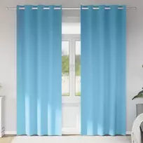 Užuolaidos su žiedais, blokuojančios šviesą 2 pcs