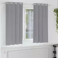 Užuolaidos su žiedais, blokuojančios šviesą 2 pcs