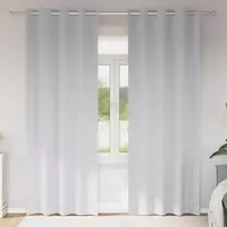 Užuolaidos su žiedais, blokuojančios šviesą 2 pcs