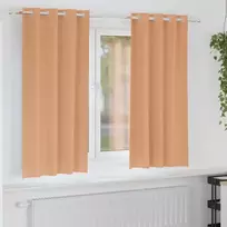 Užuolaidos su žiedais, blokuojančios šviesą 2 pcs