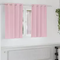 Užuolaidos su žiedais, blokuojančios šviesą 2 pcs