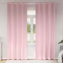 Užuolaidos su žiedais, blokuojančios šviesą 2 pcs