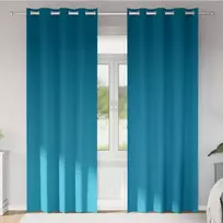 Užuolaidos su žiedais, blokuojančios šviesą 2 pcs Turkio