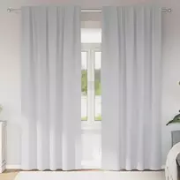 Užuolaidos su žiedais, blokuojančios šviesą 2 pcs