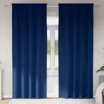 Užuolaidos su žiedais, blokuojančios šviesą 2 pcs