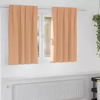Užuolaidos su žiedais, blokuojančios šviesą 2 pcs