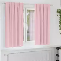 Užuolaidos su žiedais, blokuojančios šviesą 2 pcs