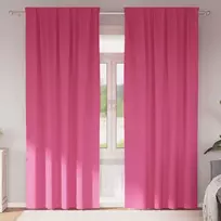 Užuolaidos su žiedais, blokuojančios šviesą 2 pcs