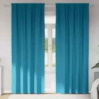 Užuolaidos su žiedais, blokuojančios šviesą 2 pcs Turkio
