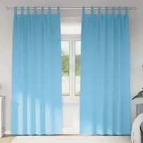 Užuolaidos su žiedais, blokuojančios šviesą 2 pcs