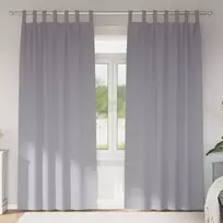 Užuolaidos su žiedais, blokuojančios šviesą 2 pcs