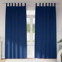 Užuolaidos su žiedais, blokuojančios šviesą 2 pcs