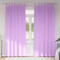 Užuolaidos su žiedais, blokuojančios šviesą 2 pcs Violetinė