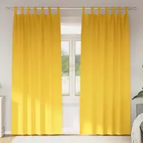 Užuolaidos su žiedais, blokuojančios šviesą 2 pcs