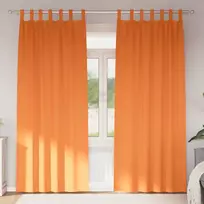 Užuolaidos su žiedais, blokuojančios šviesą 2 pcs