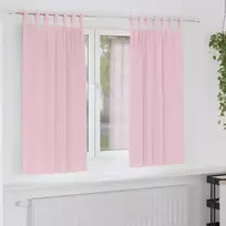 Užuolaidos su žiedais, blokuojančios šviesą 2 pcs
