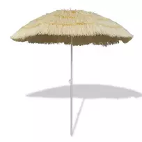 Pakreipiamas paplūdimio skėtis, havajietiško stiliaus