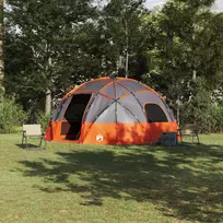 Kupolinis palapinė Pilka ir oranžinė 475 x 475 x 235 cm tafta