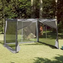 Vidinė palapinė Pilka ir oranžinė 303 x 303 x 196 cm tafta