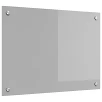 Virtuvės atbraila Šviesiai pilka 70 x 50 cm grūdintas stiklas