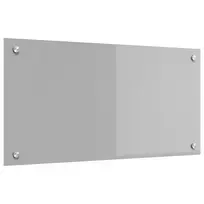 Virtuvės atbraila Šviesiai pilka 80 x 40 cm grūdintas stiklas