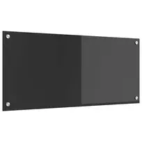 Virtuvės atbraila Tamsiai pilka 90 x 40 cm grūdintas stiklas