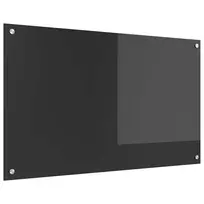 Virtuvės atbraila Tamsiai pilka 100 x 60 cm grūdintas stiklas