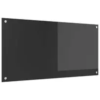 Virtuvės atbraila Tamsiai pilka 100 x 50 cm grūdintas stiklas