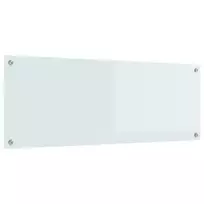 Virtuvės atbraila Balta 110 x 40 cm grūdintas stiklas