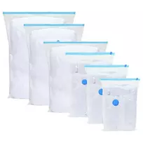 Saugojimo maišeliai 5 pcs Skaidrūs ir mėlyni 80 x 60 cm