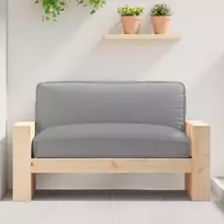 Pagalvėlė Pilka 120 x 80 x 12 cm Oksfordo audinys